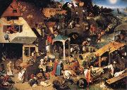 BRUEGHEL, Pieter the Younger Netherlandish Proverbs china oil painting reproduction